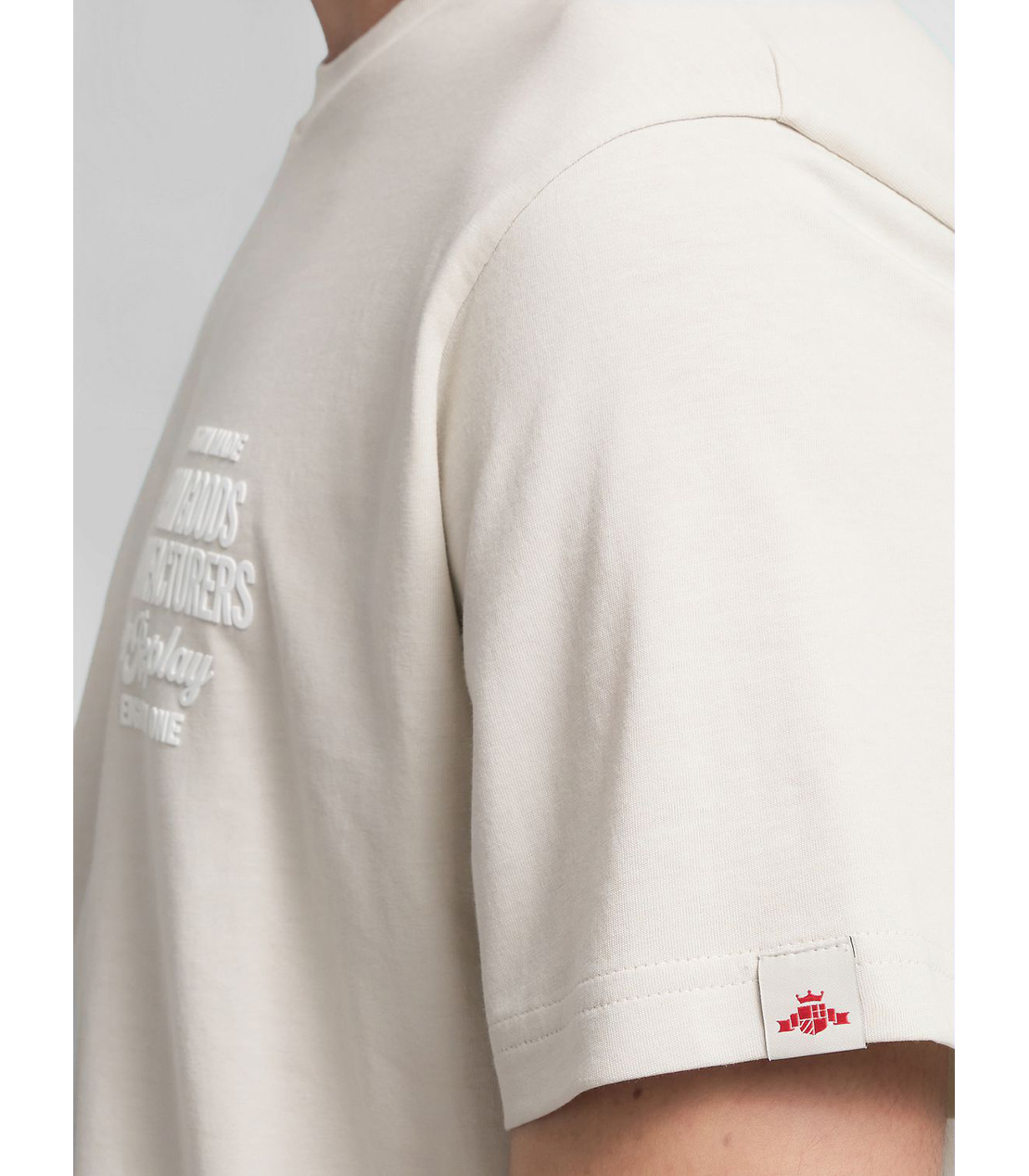 レギュラーフィット オーガニックコットンジャージー プリント Tシャツ 詳細画像 アイスグレー 6